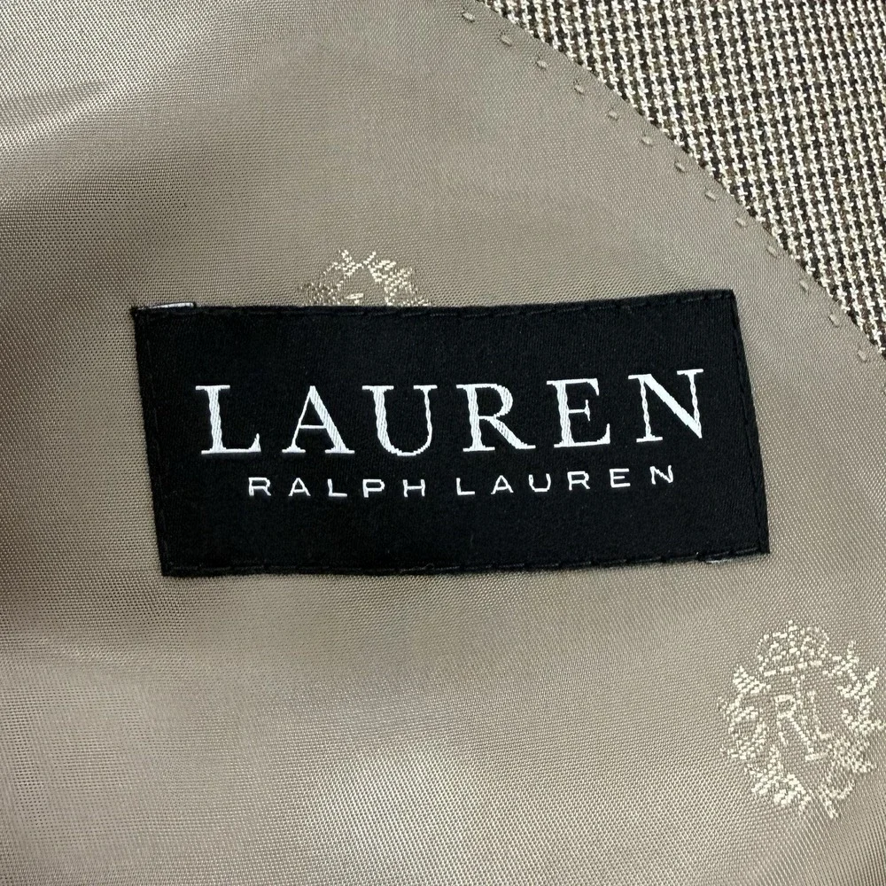 Lauren Ralph Lauren Blazer Mens 48L NWT Silk Wool Black Label Ultra Flex Classic
